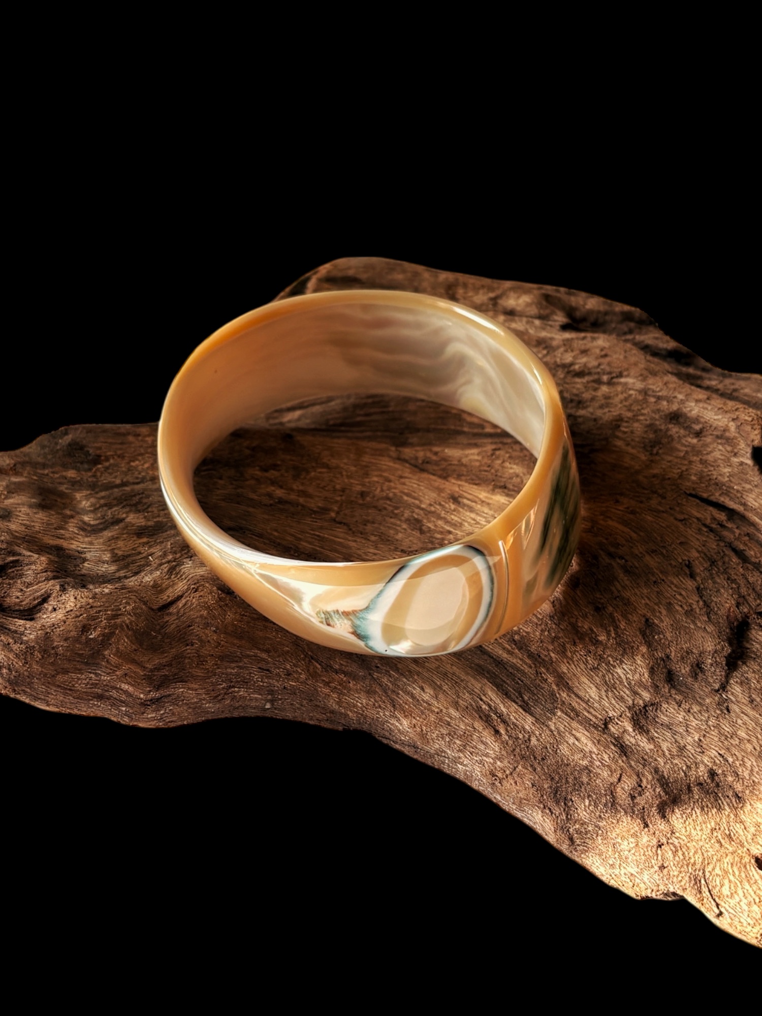 THE TIDE BANGLE - OCEAN JADE alternate view 3
